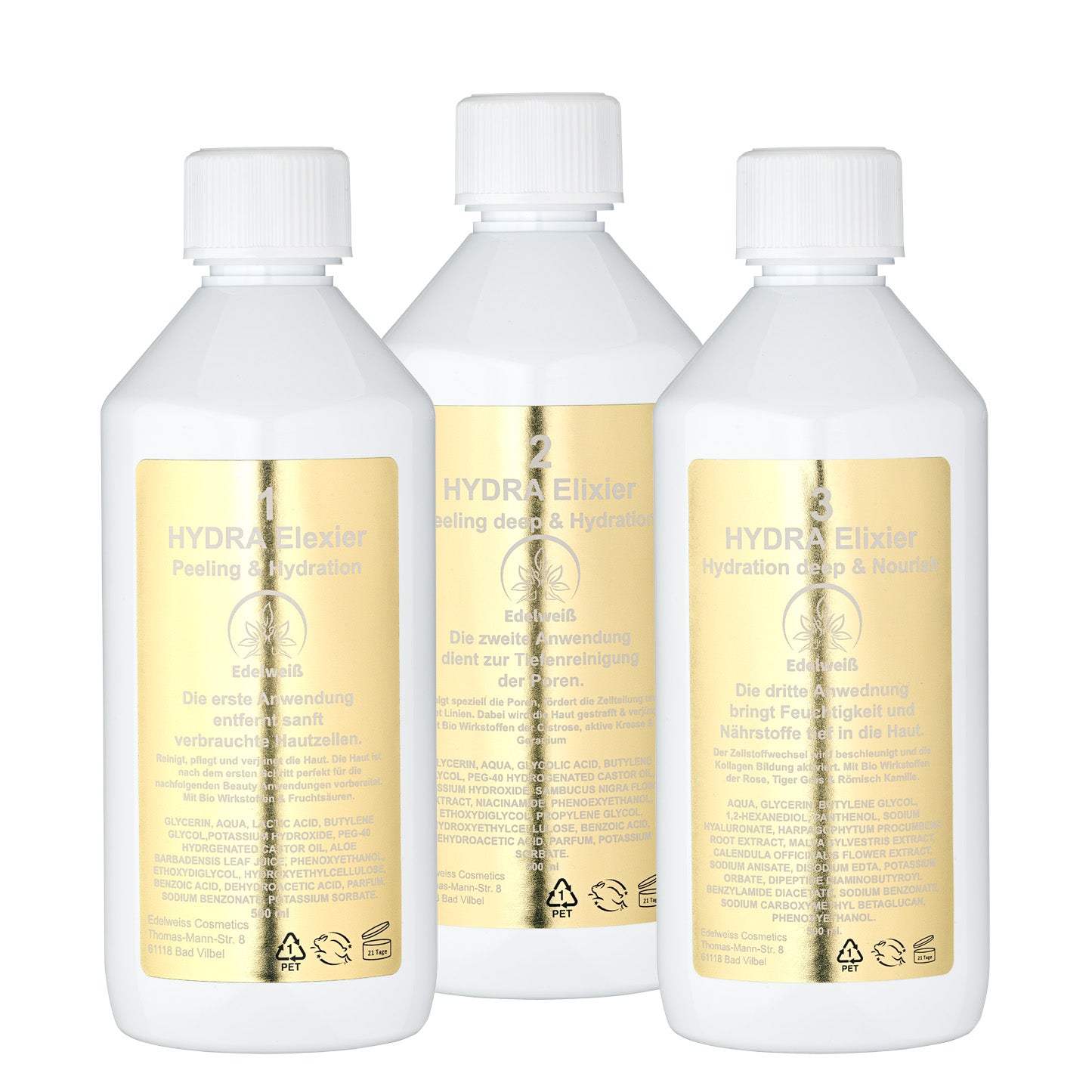Aquafacial-Bio-Wirkstoffe 3x500 ml