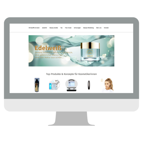 Beauty-Webseite