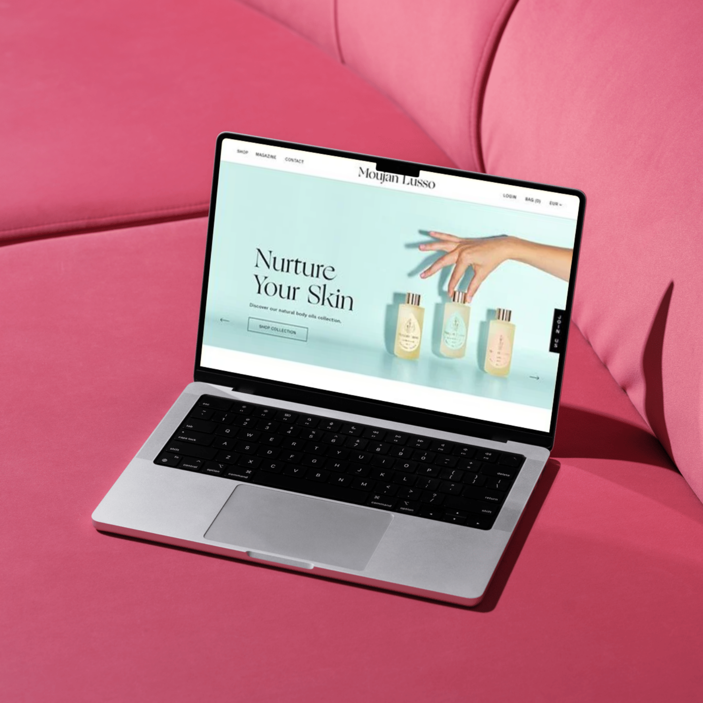 SEO optimierte Website für Kosmetikerinnen