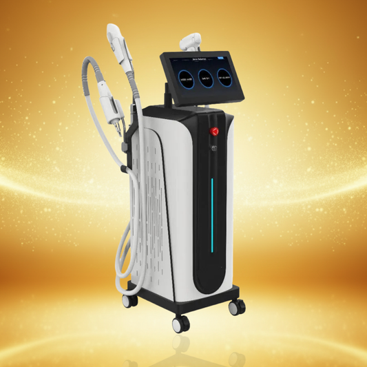 Luxa4 3-in-1 Laser-Beauty-Gerät mit ND YAG, Diodenlaser und IPL für vielseitige Studio-Behandlungen